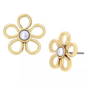 Betsey Johnson  Flower Stud Earrings